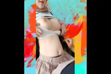 Jilbab Nipple Pink Menggoda Terbuka